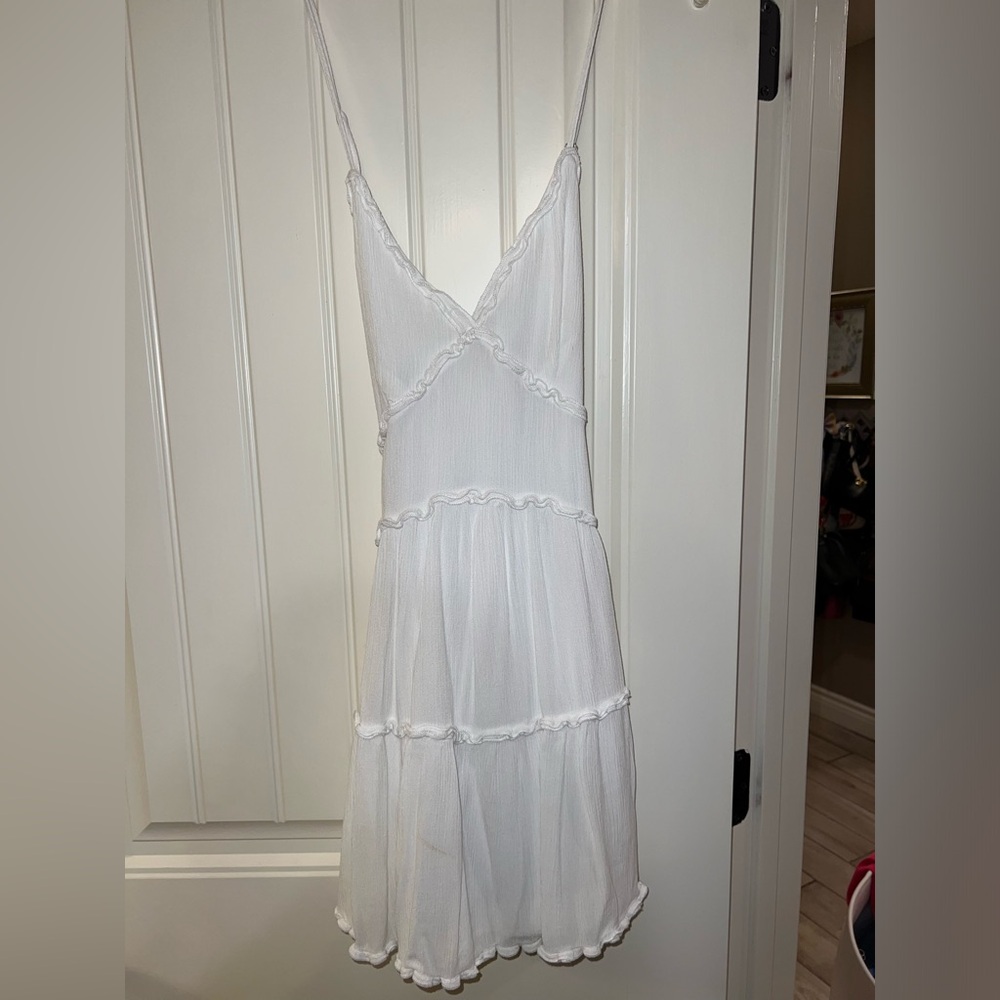 Altar'd State White Textured Dress